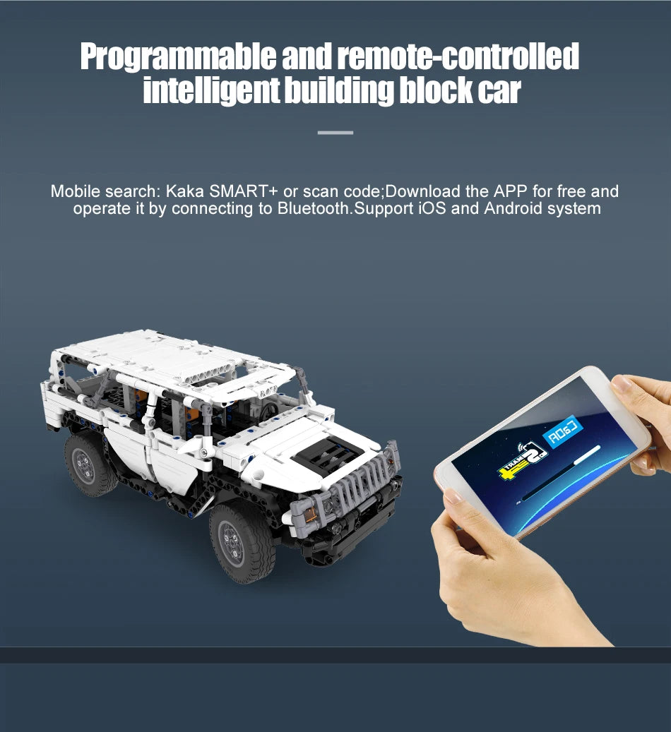 SUV Télécommandé CaDA – Warrior H2 (575 pièces)
