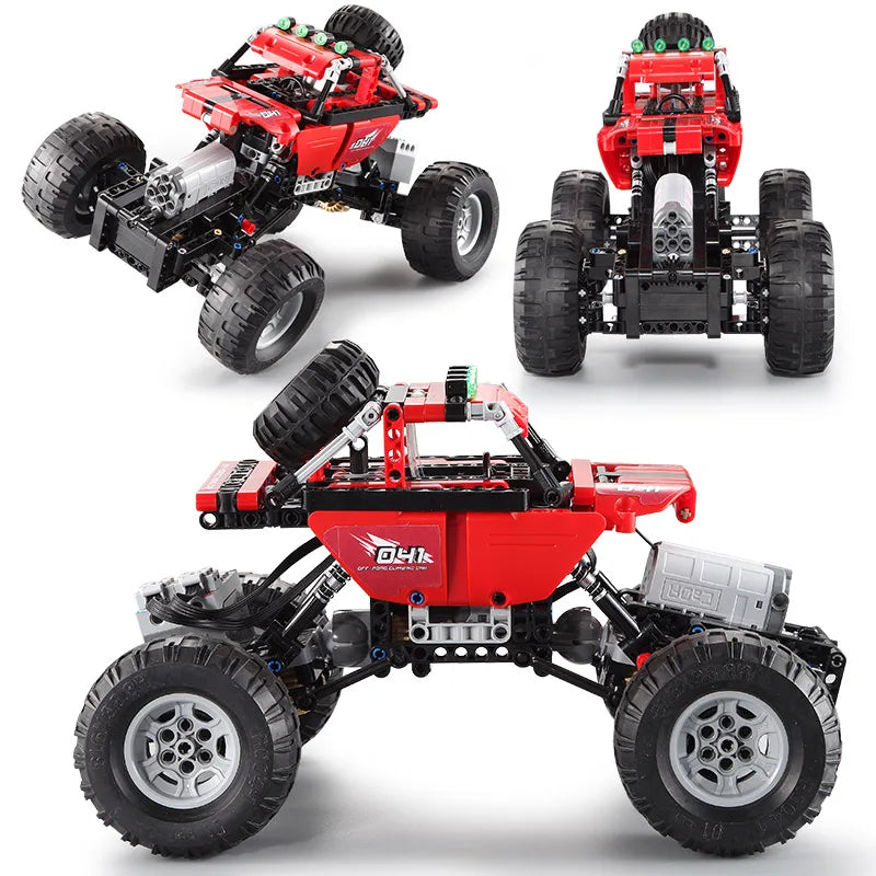 Voiture 4x4 Télécommandée à Construire – CaDA Climbing Car (489 pièces)