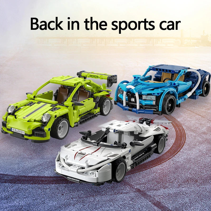 Voiture de Course Télécommandée CaDA – 387 pièces (3 Modèles au Choix)