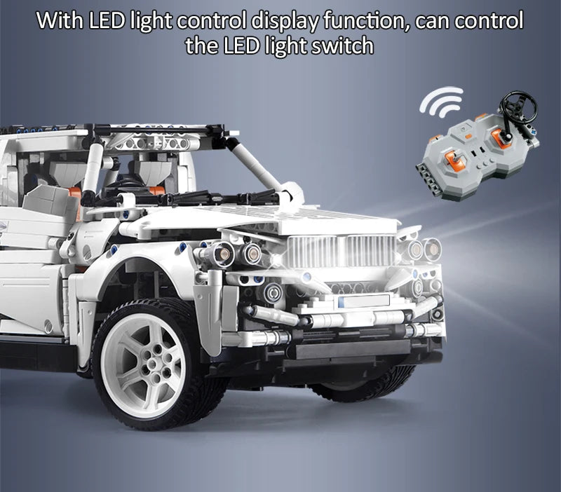 Voiture Télécommandée CaDA – Modèle Warrior H2 SUV (2208 pièces)