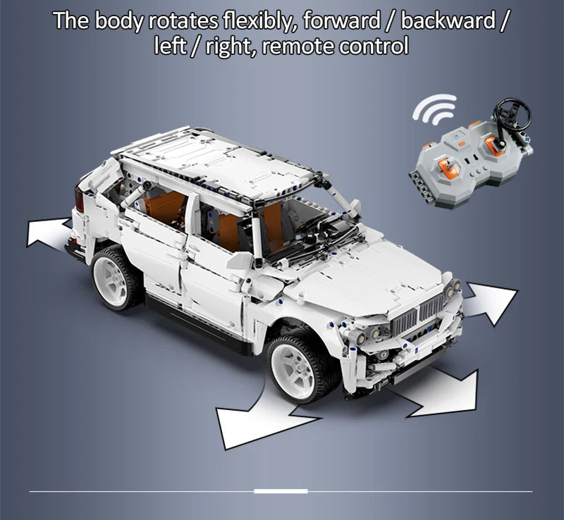 Voiture Télécommandée CaDA – Modèle Warrior H2 SUV (2208 pièces)