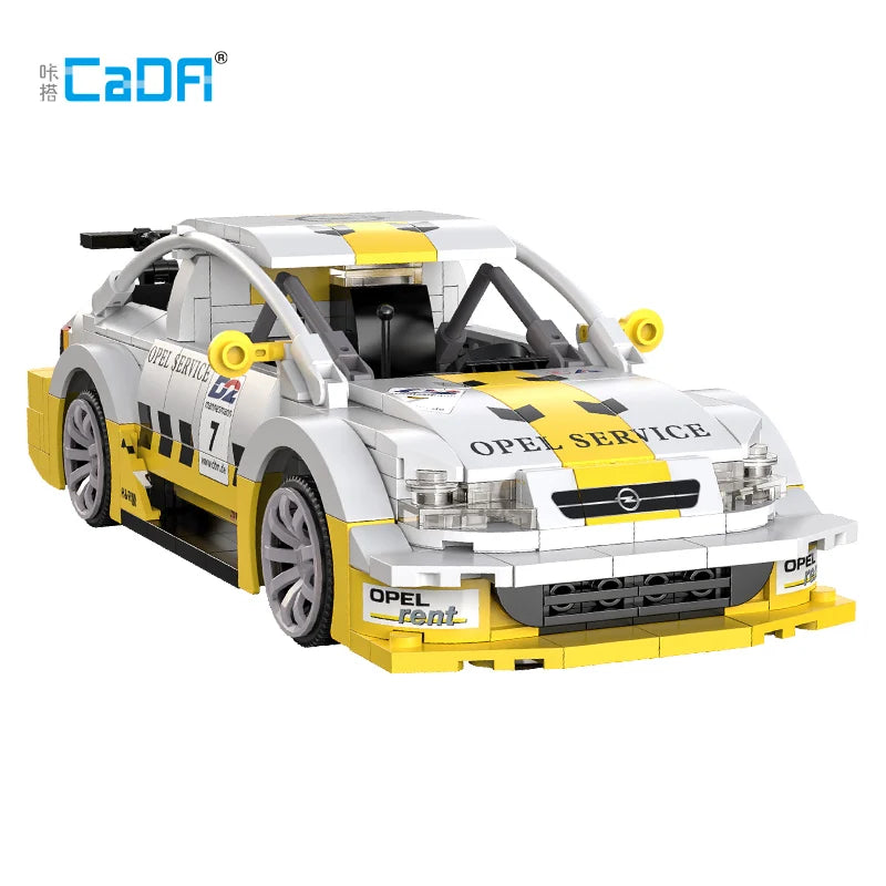 Voiture de Course Télécommandée CaDA – Opel Astra V8 Coupé (330 pièces)