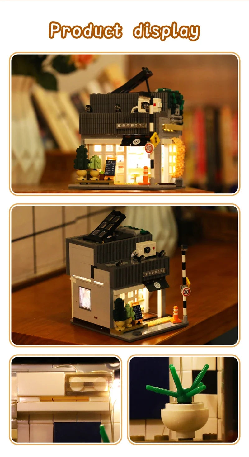 Café Japonais d’Été – Set de Construction CaDA (1116 pièces)