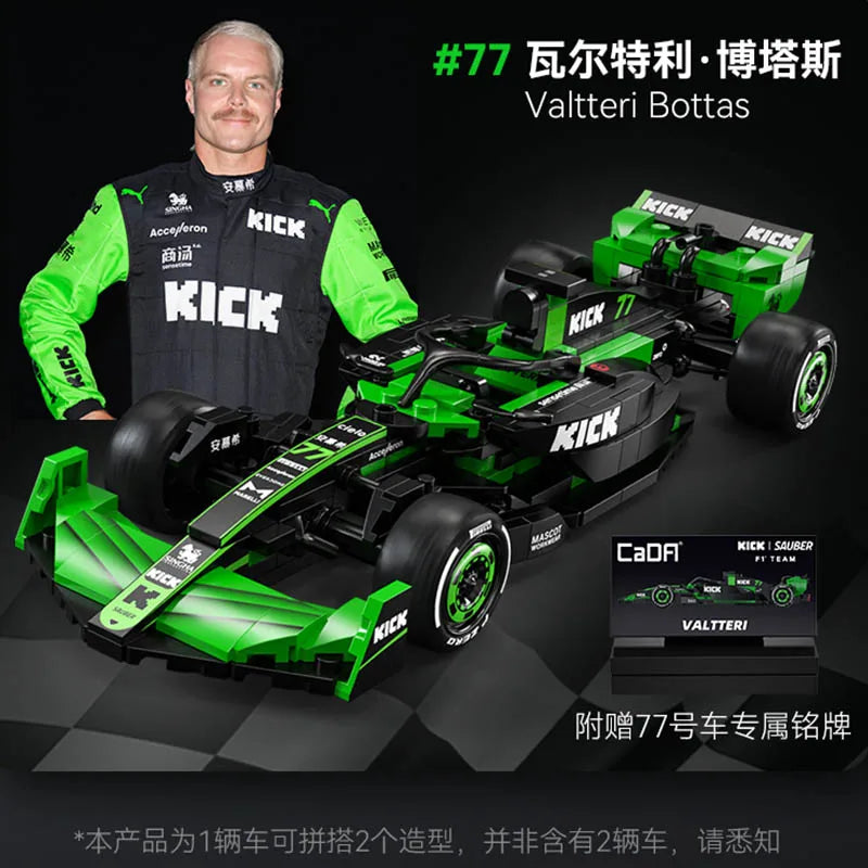 Voiture de Formule 1 CaDA – Réplique Kick Sauber F1 Team C44 (314 pièces)