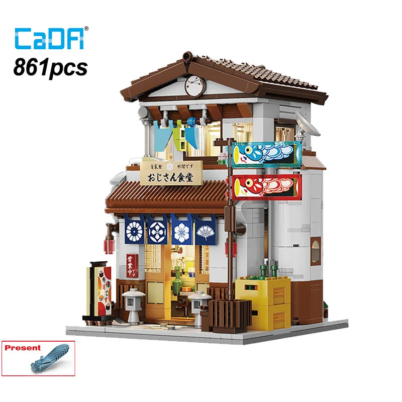 Maquette à Construire CaDA – Restaurant Japonais Rétro (861 pièces)