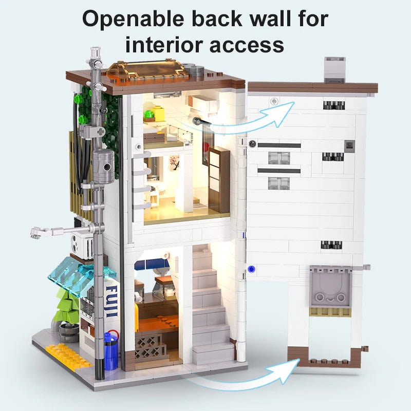 Maquette Japonaise à Construire – Steamed Bun Shop (1108 pièces)