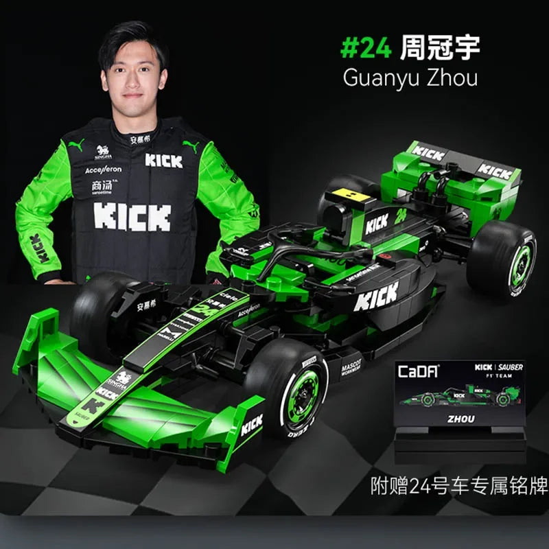 Voiture de Formule 1 CaDA – Réplique Kick Sauber F1 Team C44 (314 pièces)