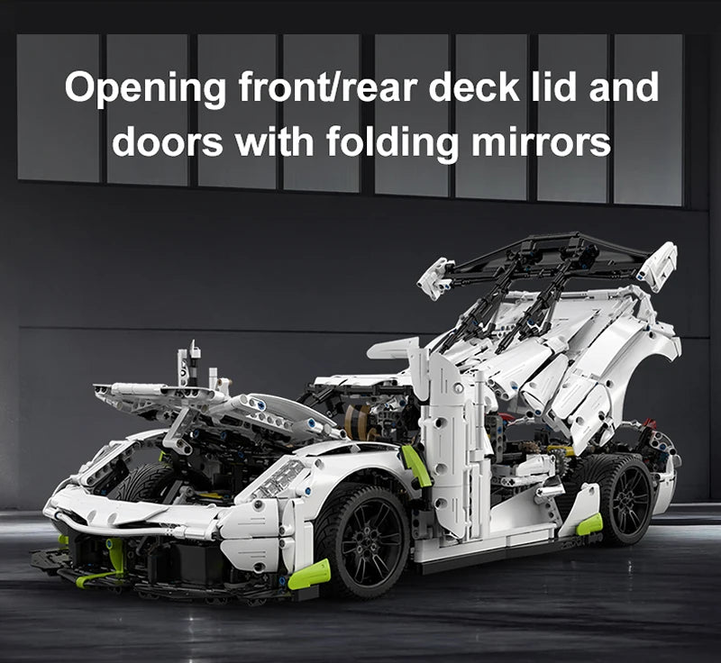 Voiture de Sport à Construire CaDA – Modèle Fantasma (4346 pièces)