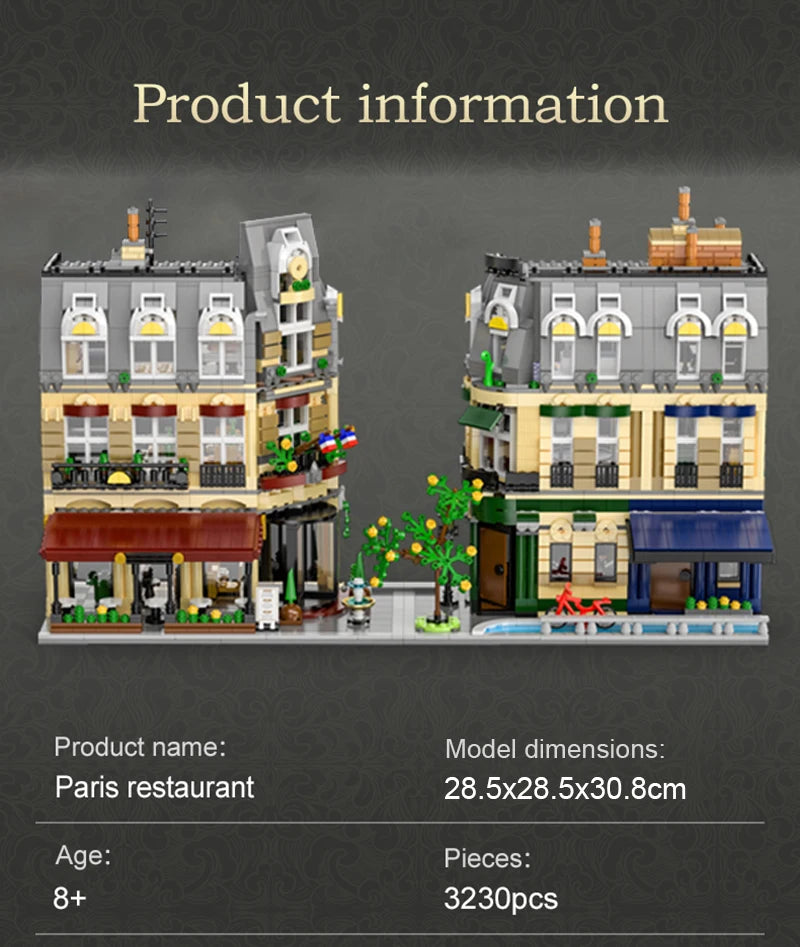 Maison Parisienne à Construire – Restaurant & Appartements de Luxe (3230 pièces)