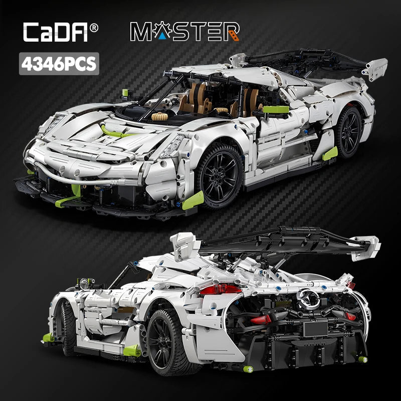 Voiture de Sport à Construire CaDA – Modèle Fantasma (4346 pièces)