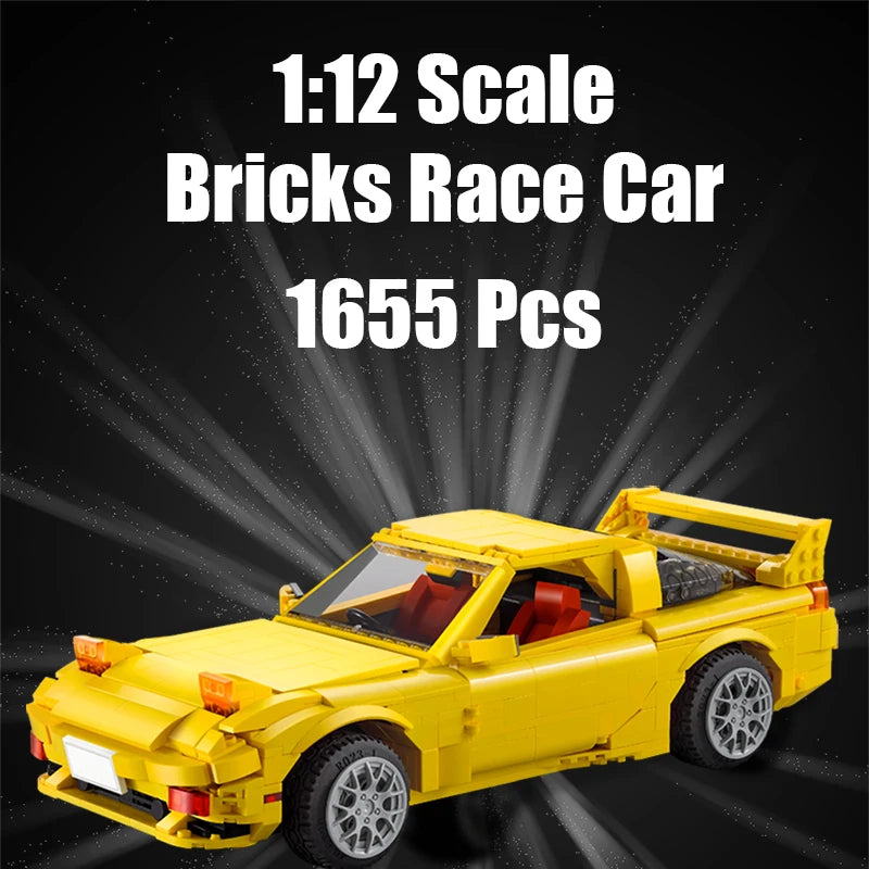 Voiture Tuning Télécommandée CaDA – Modèle Street Racer 1:12 (1552 pièces)