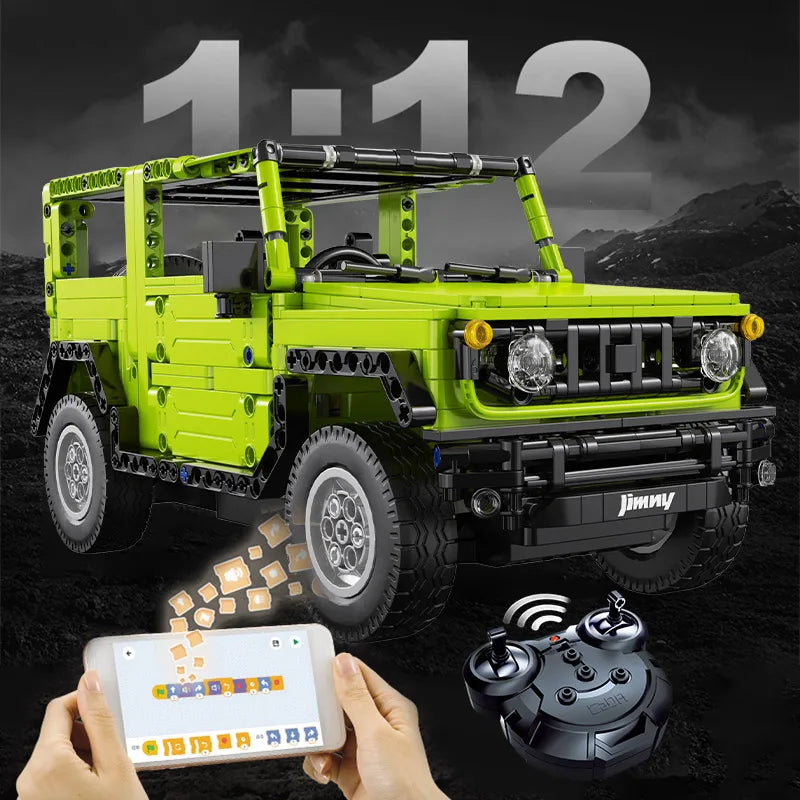 CaDA Suzuki Jimny RC – Voiture Off-Road Télécommandée à Construire (579 pièces)