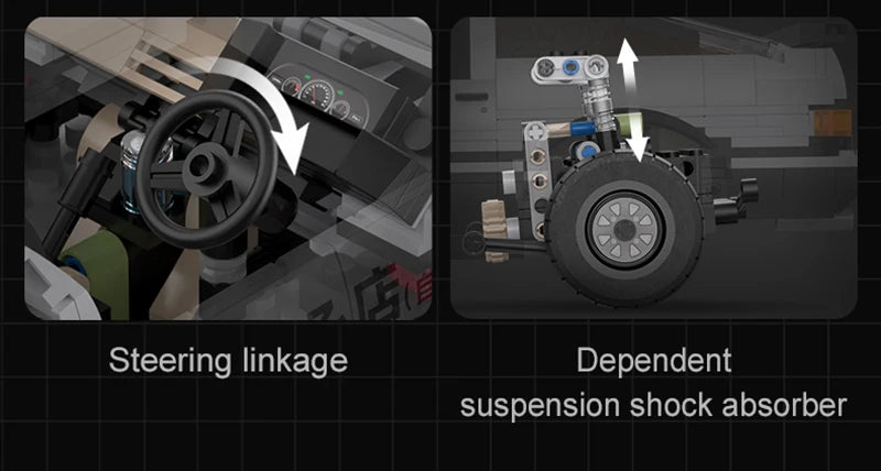 Voiture à Construire CaDA – Toyota AE86 Initial D (1324 pièces, motorisable)