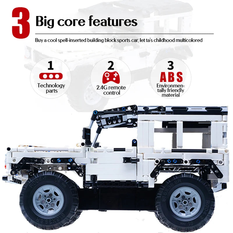 4x4 Tout-Terrain Télécommandé – CaDA® (533 pièces)