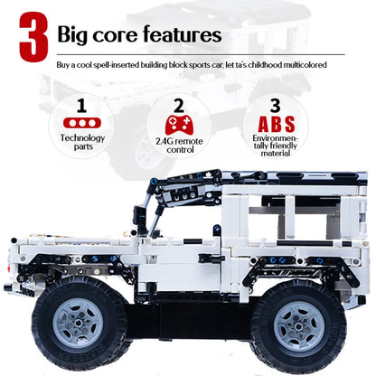 4x4 Tout-Terrain Télécommandé – CaDA® (533 pièces)
