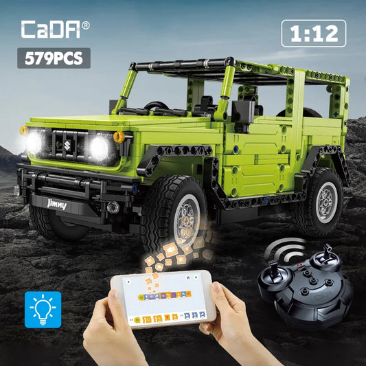 CaDA Suzuki Jimny RC – Voiture Off-Road Télécommandée à Construire (579 pièces)