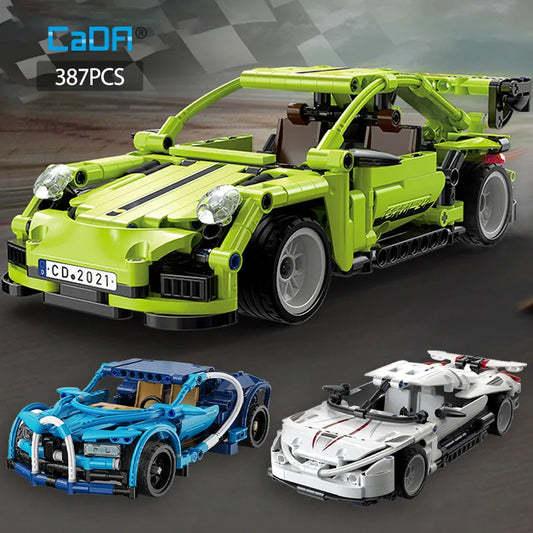 Voiture de Course Télécommandée CaDA – 387 pièces (3 Modèles au Choix)