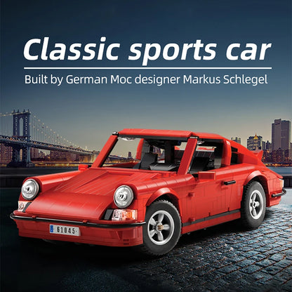 Voiture de Sport Classique CaDA – Kit Télécommandé à Construire (1429 pièces, Échelle 1:12.5)