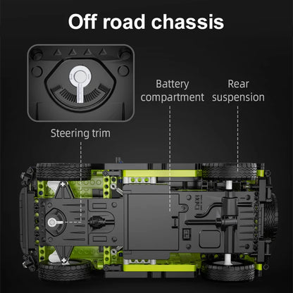 CaDA Suzuki Jimny RC – Voiture Off-Road Télécommandée à Construire (579 pièces)