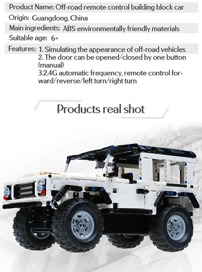 4x4 Tout-Terrain Télécommandé – CaDA® (533 pièces)