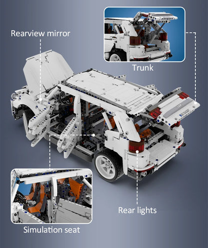 Voiture Télécommandée CaDA – Modèle Warrior H2 SUV (2208 pièces)