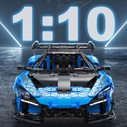 Voiture de Course Télécommandée CaDA – Modèle Extreme Blue (2088 pièces)