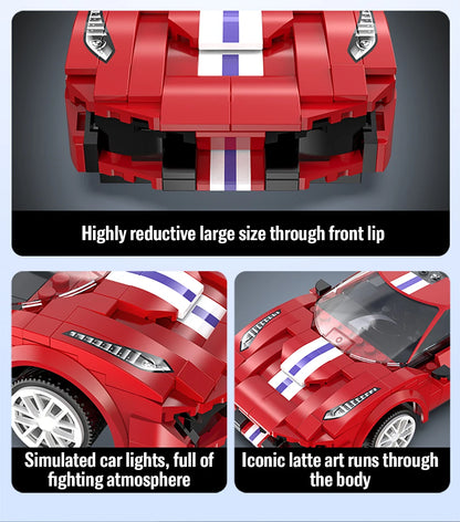 Voiture de Course Télécommandée CaDA – Modèle Red Striker (306 pièces)