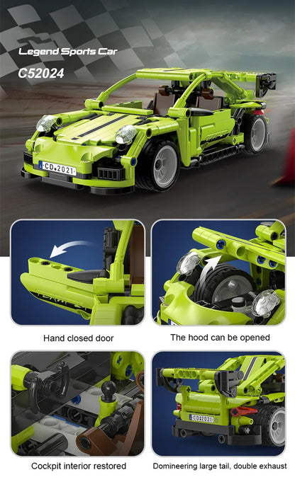 Voiture de Course Télécommandée CaDA – 387 pièces (3 Modèles au Choix)