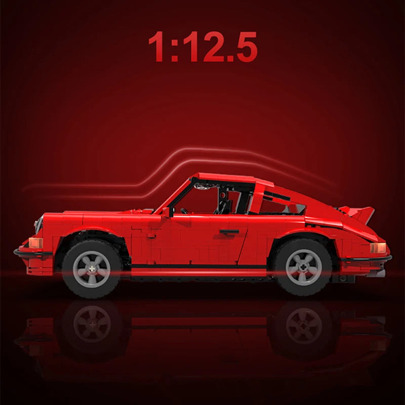 Voiture de Sport Classique CaDA – Kit Télécommandé à Construire (1429 pièces, Échelle 1:12.5)
