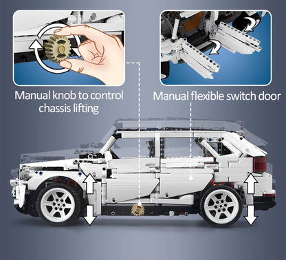 Voiture Télécommandée CaDA – Modèle Warrior H2 SUV (2208 pièces)