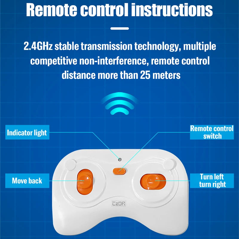 Voiture de Course Télécommandée CaDA – Modèle Red Striker (306 pièces)