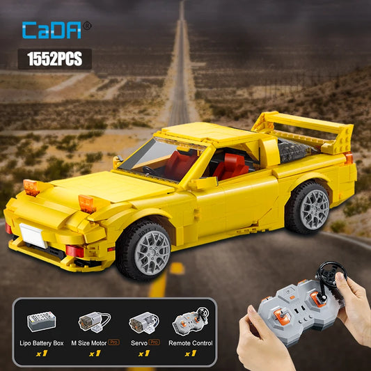 Voiture Tuning Télécommandée CaDA – Modèle Street Racer 1:12 (1552 pièces)