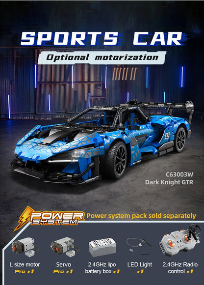 Voiture de Course Télécommandée CaDA – Modèle Extreme Blue (2088 pièces)
