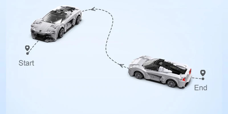 Voiture de Sport Télécommandée à Construire – CaDA Storm (308 pièces)
