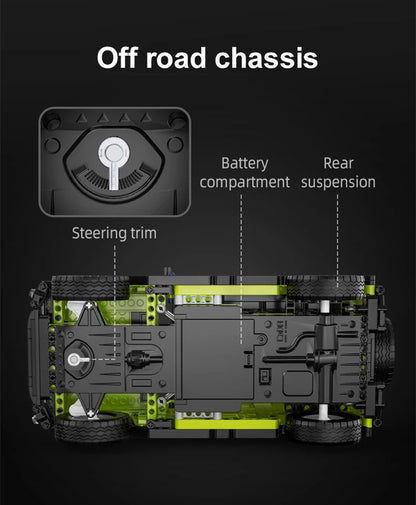 CaDA Suzuki Jimny RC – Voiture Off-Road Télécommandée à Construire (579 pièces)