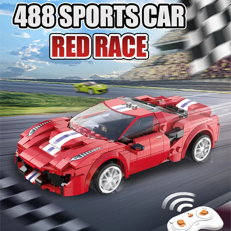 Voiture de Course Télécommandée CaDA – Modèle Red Striker (306 pièces)