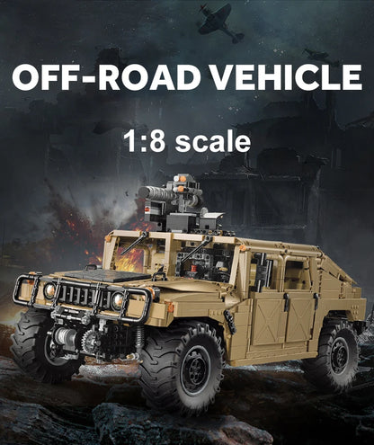 Véhicule Militaire Télécommandé CaDA – Modèle HUMVEE H1 (3935 pièces)