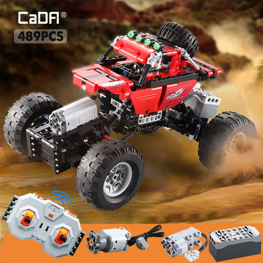 Voiture 4x4 Télécommandée à Construire – CaDA Climbing Car (489 pièces)