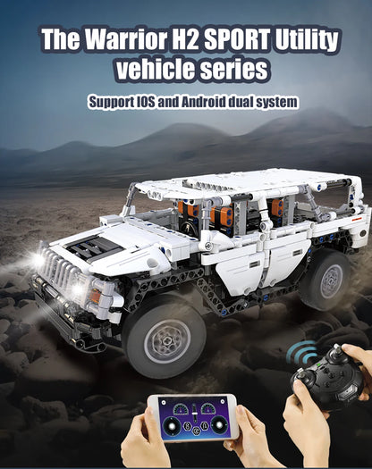 SUV Télécommandé CaDA – Warrior H2 (575 pièces)