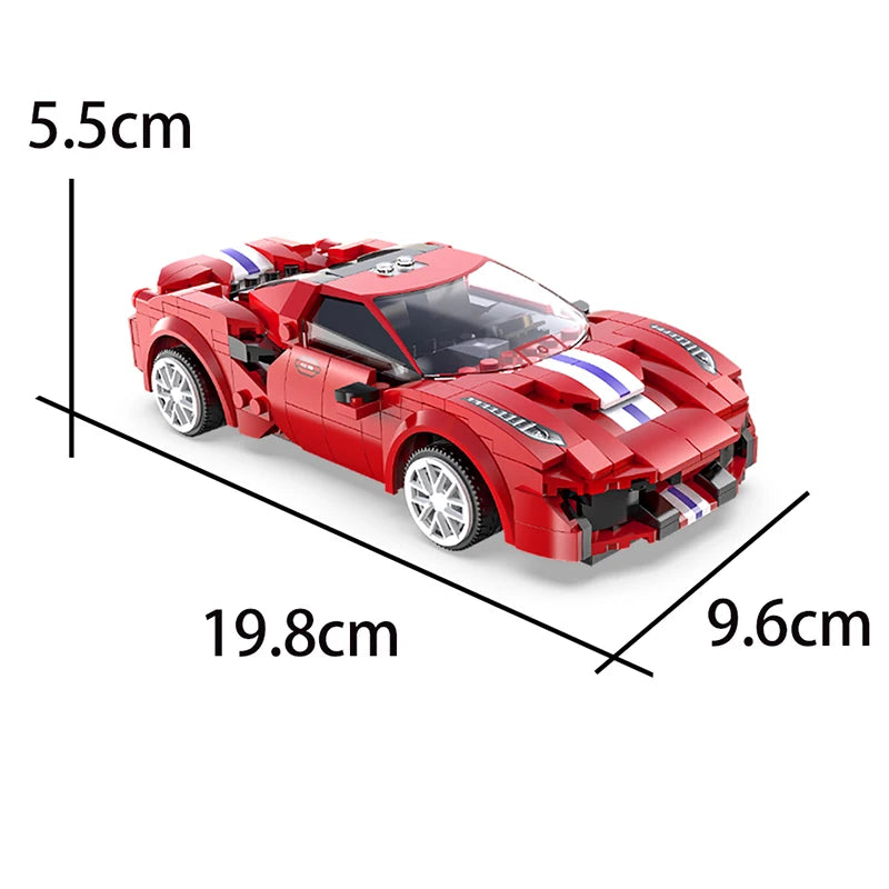 Voiture de Course Télécommandée CaDA – Modèle Red Striker (306 pièces)