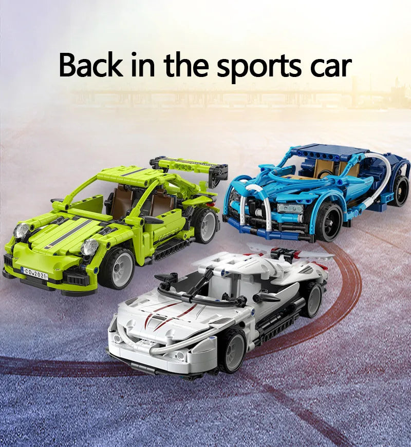 Voiture de Course Télécommandée CaDA – 387 pièces (3 Modèles au Choix)