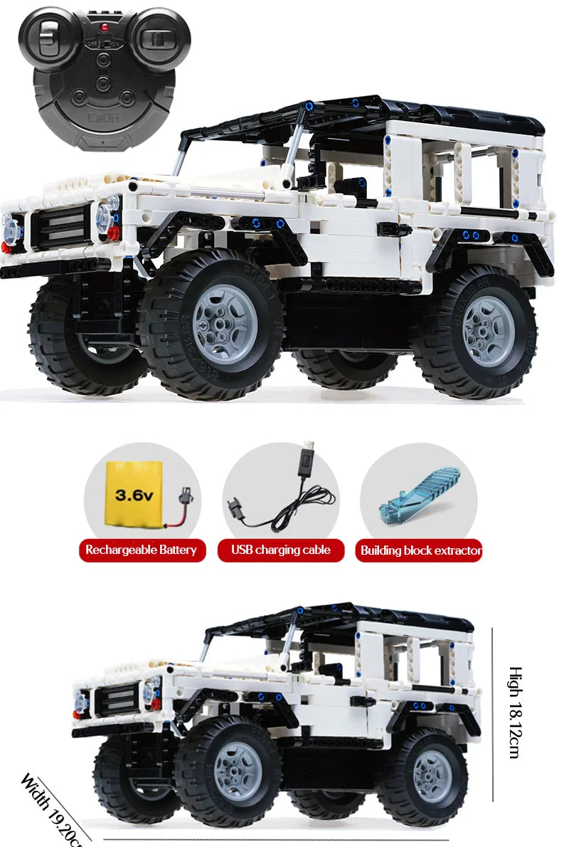 4x4 Tout-Terrain Télécommandé – CaDA® (533 pièces)