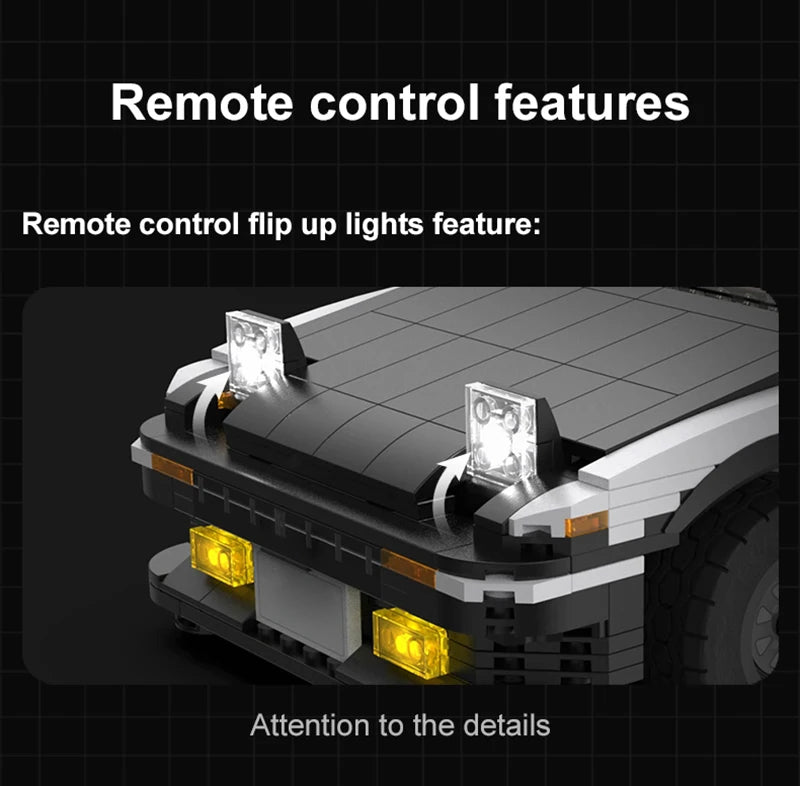 Voiture à Construire CaDA – Toyota AE86 Initial D (1324 pièces, motorisable)
