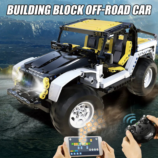 Voiture Tout-Terrain Télécommandée CaDA – 4x4 Off-Road à Construire (542 pièces)