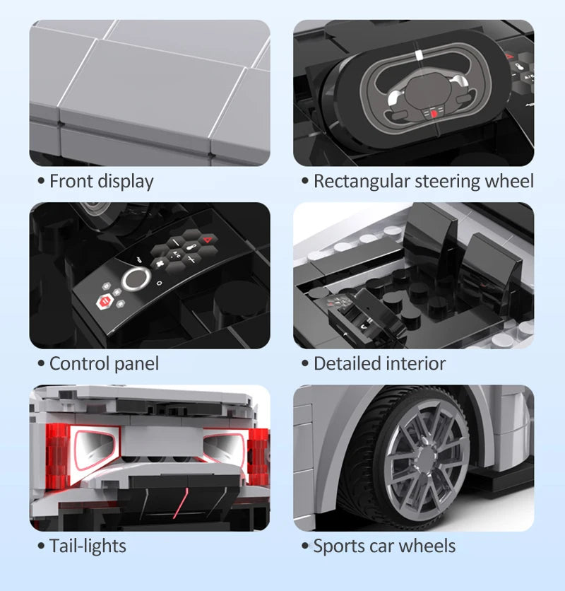 Voiture de Sport Télécommandée à Construire – CaDA Storm (308 pièces)