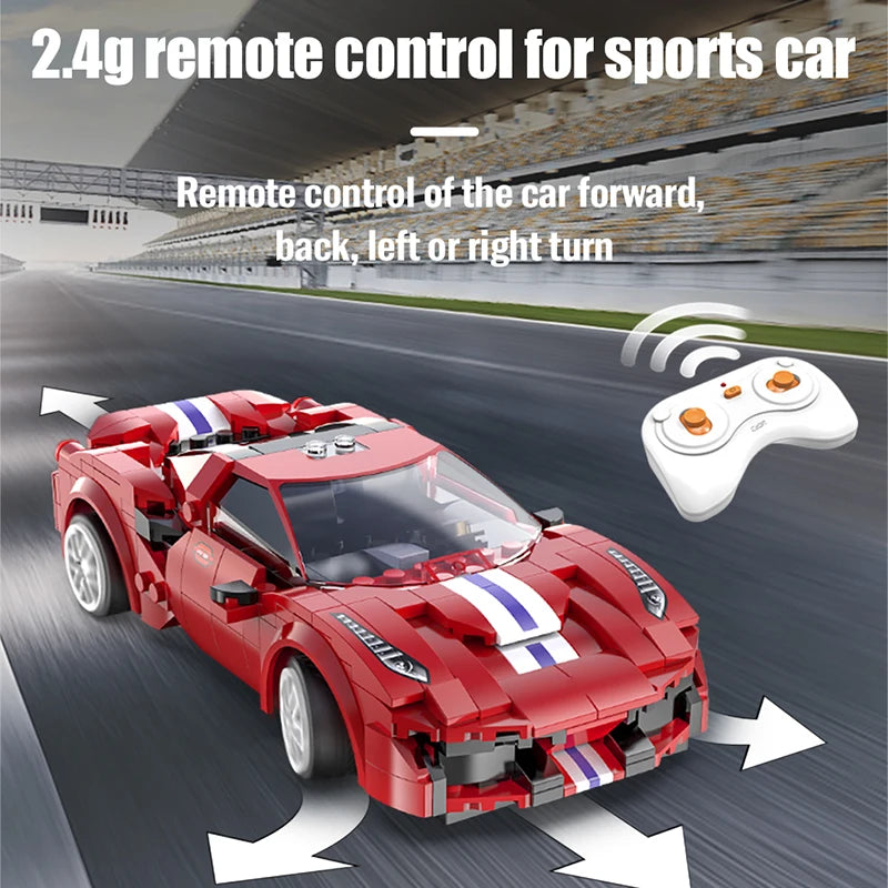 Voiture de Course Télécommandée CaDA – Modèle Red Striker (306 pièces)