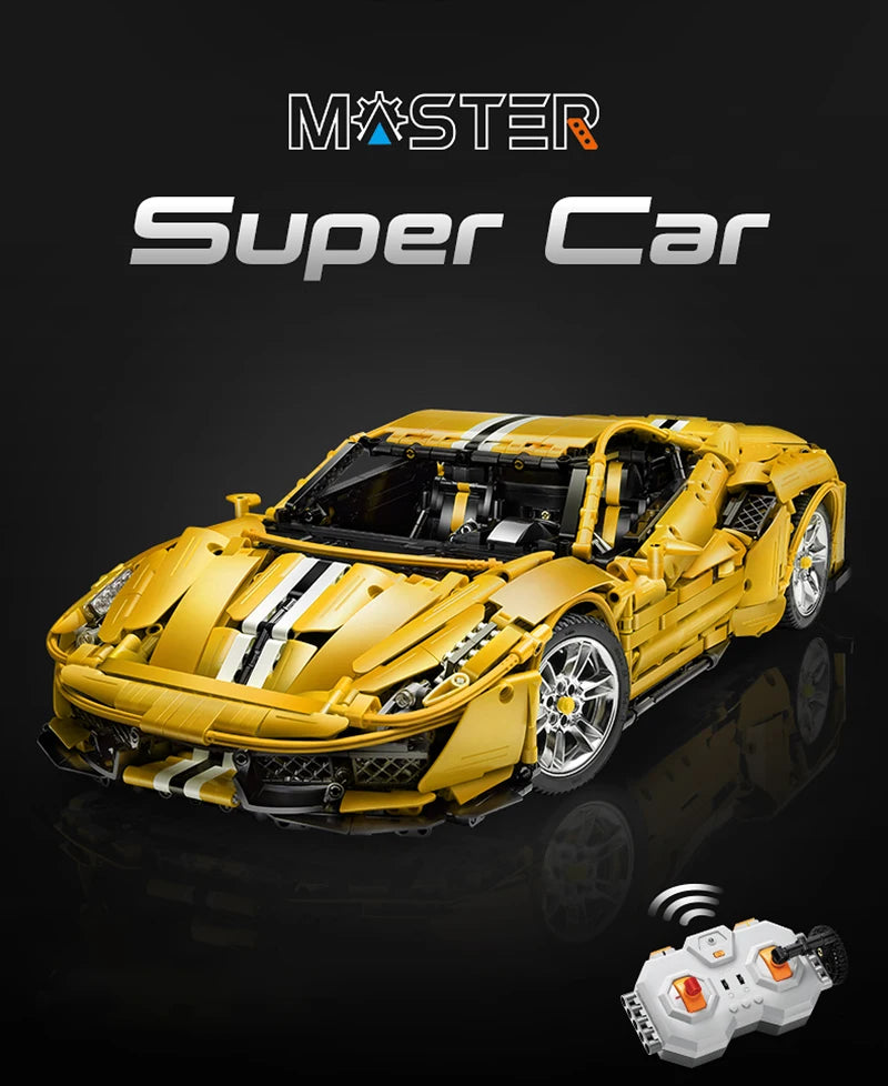Voiture de Sport Télécommandée CaDA – Modèle Super Car (3187 pièces)