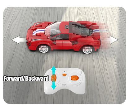 Voiture de Course Télécommandée CaDA – Modèle Red Striker (306 pièces)