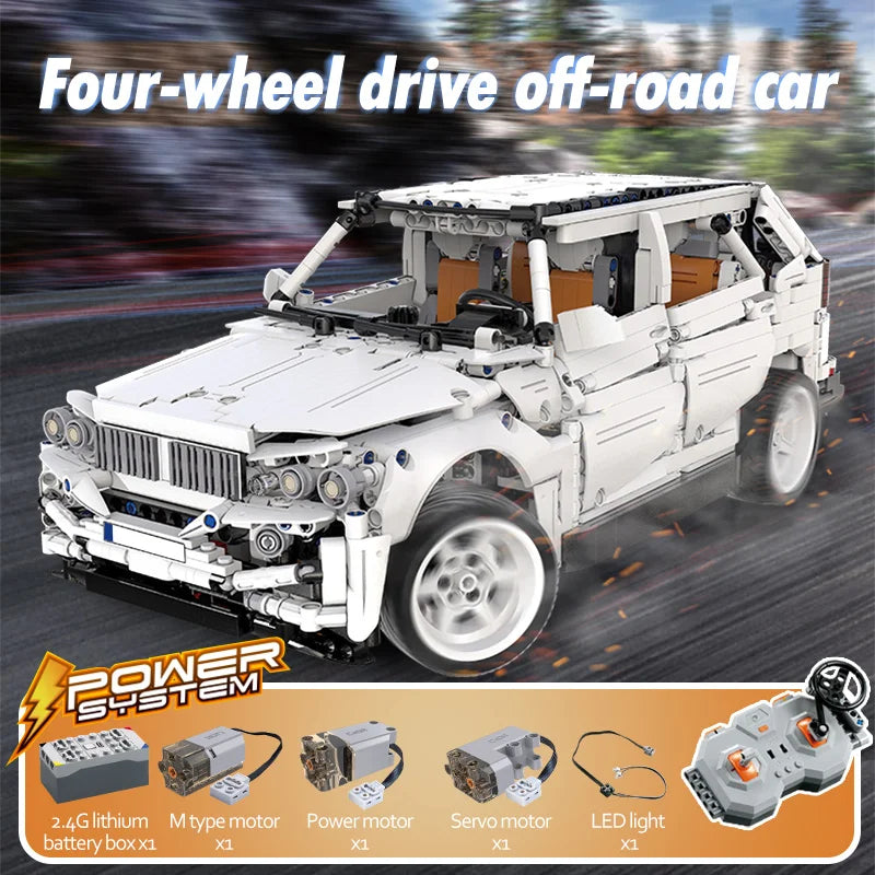 Voiture Télécommandée CaDA – Modèle Warrior H2 SUV (2208 pièces)