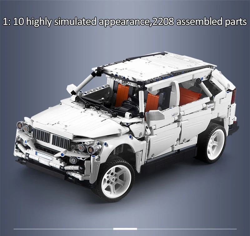 Voiture Télécommandée CaDA – Modèle Warrior H2 SUV (2208 pièces)